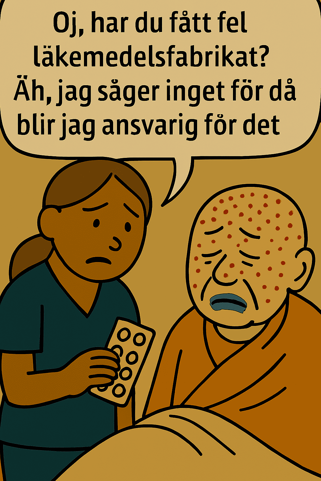 Hemtjänst Höganäs - Fel läkemedelsfabrikat.