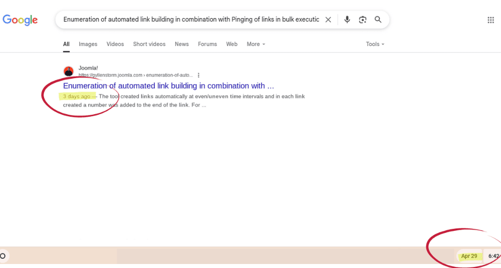 Indexera webbinnehåll på Google