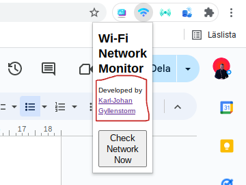 Wifi Network Monitor - What it is and how i use it for my own Wifi security in Google Chrome Browser.