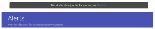 Google alerts