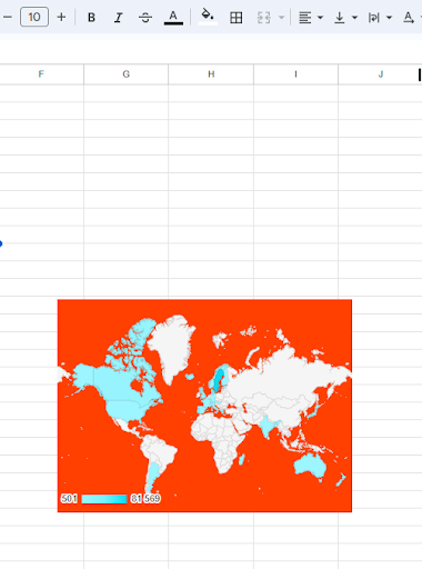 Spreadsheet map - appscript number manipulation