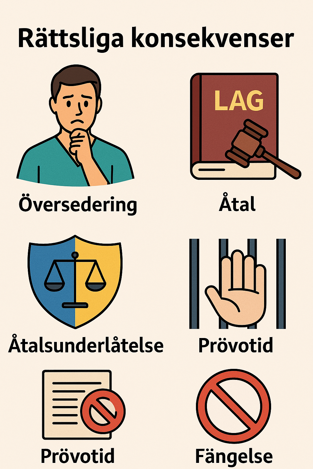 Översedering - Rättsliga konsekvenser.
